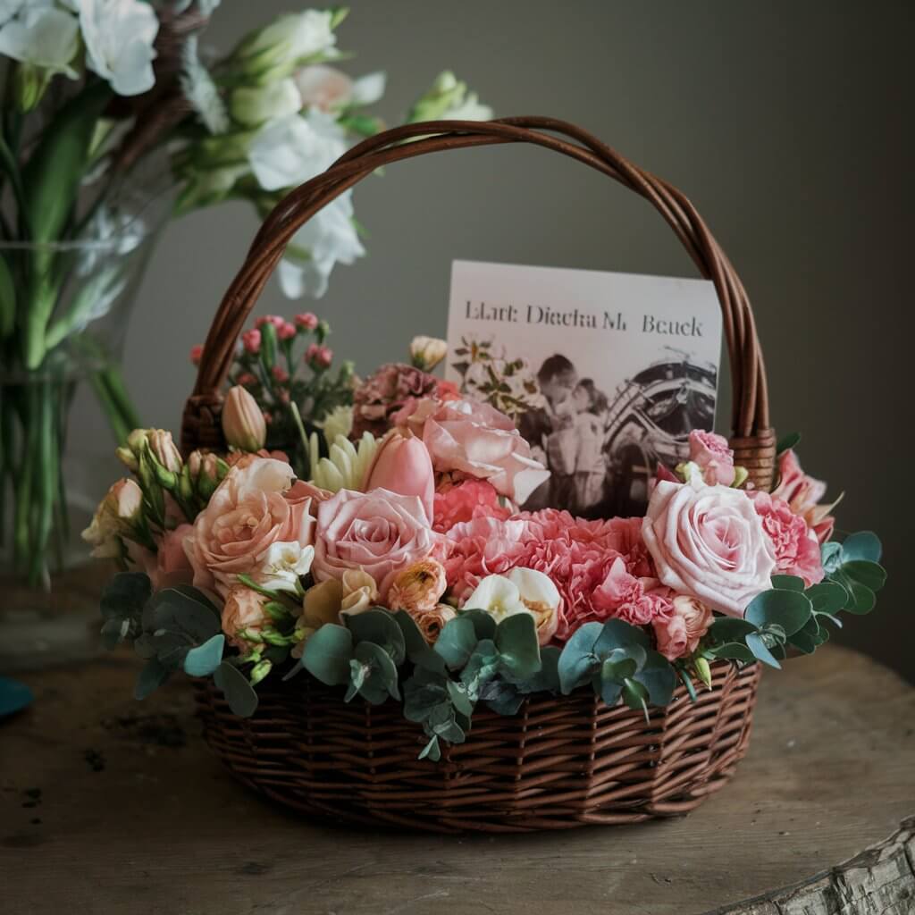 Customized Floral Basket